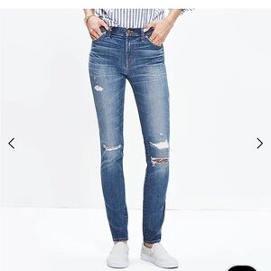 Madewell High Riser Skinny Jeans